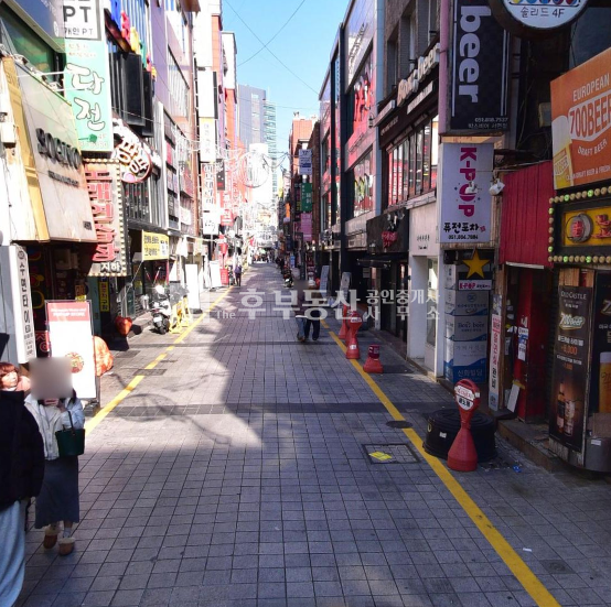 부산 부산진구 부전동 서면1번가 메인상권 무권리 유흥도 가능 월세 매물번호 11702 사진 1